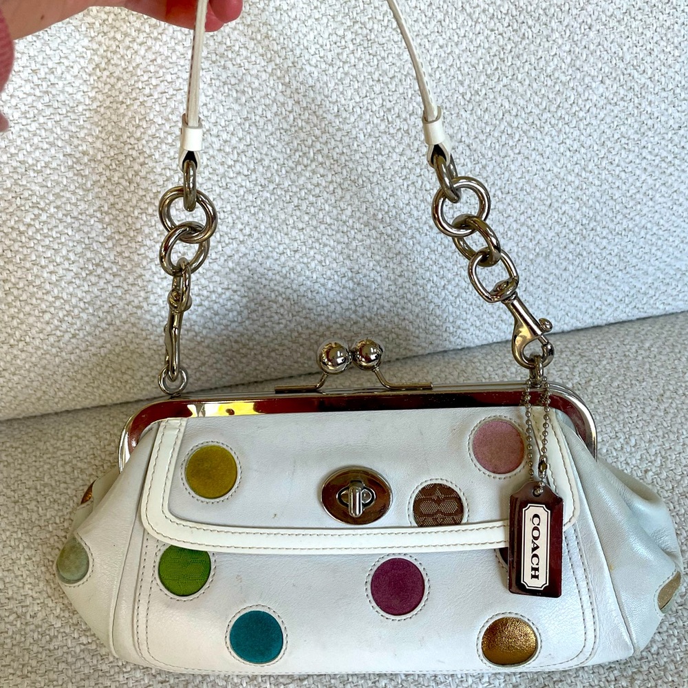 Limited edition coach bag polka dot collection